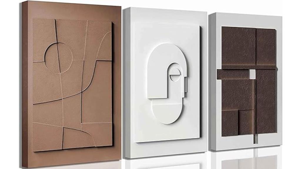abstract wall art set