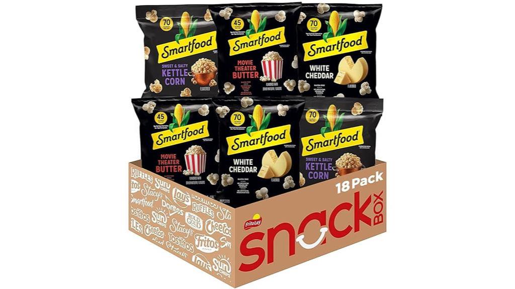 assorted gourmet popcorn flavors