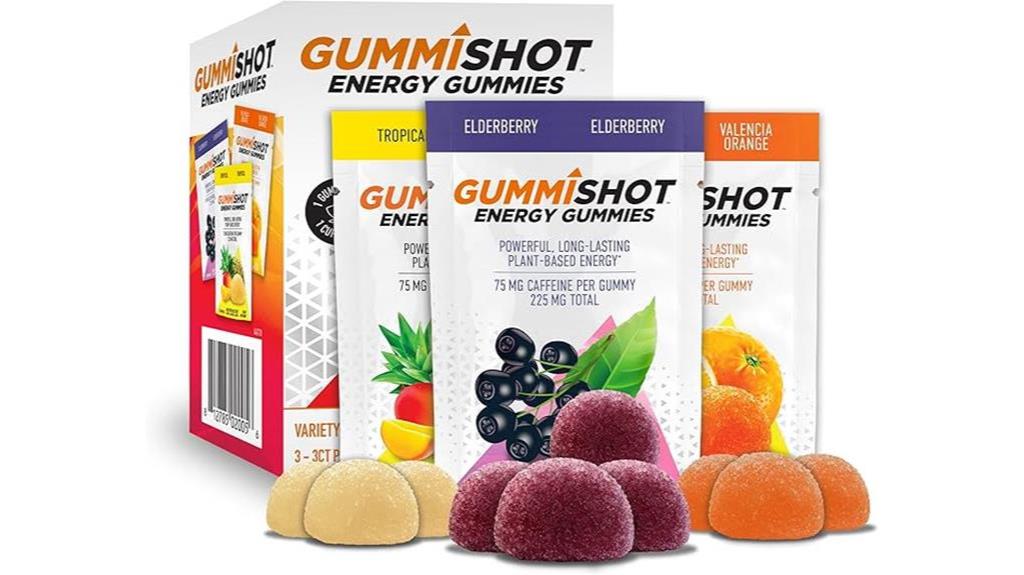 assortment of energy boosters