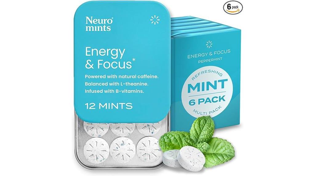 caffeine infused breath freshener tablets
