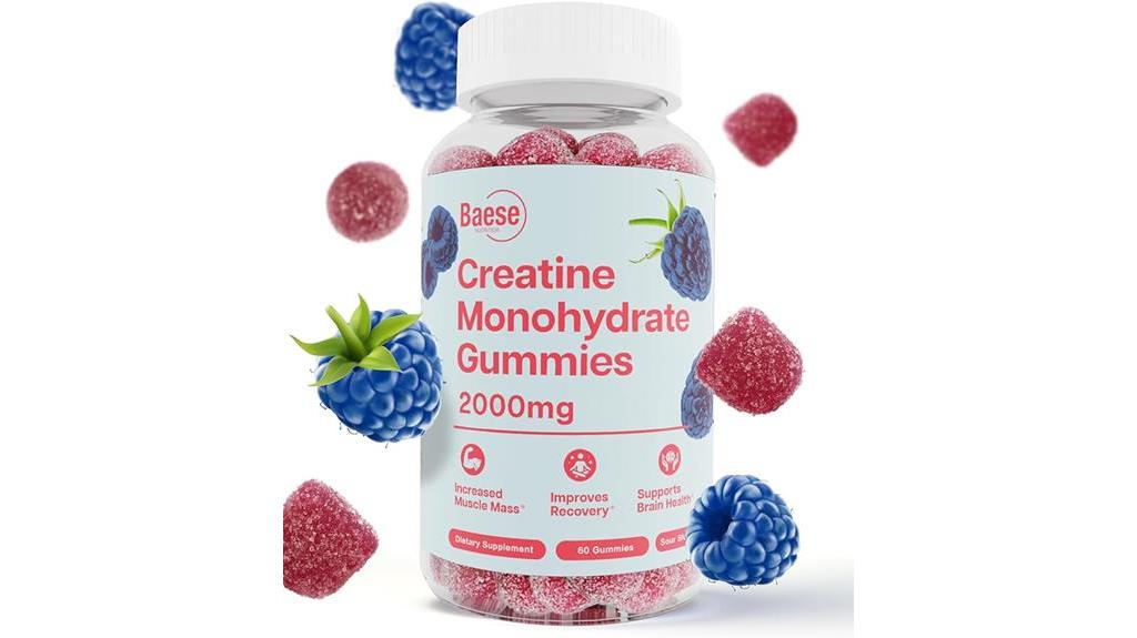 chewable creatine gummy supplement