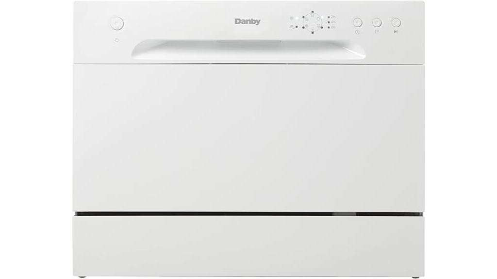 compact 6 place dishwasher