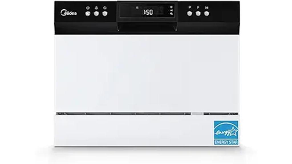 compact midea dishwasher model