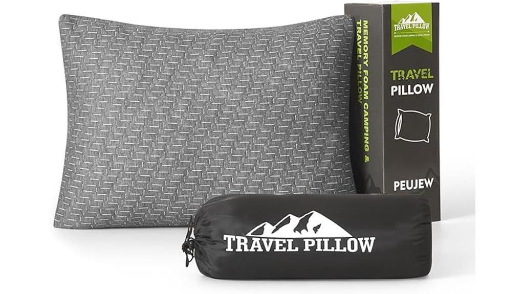 compact travel memory foam
