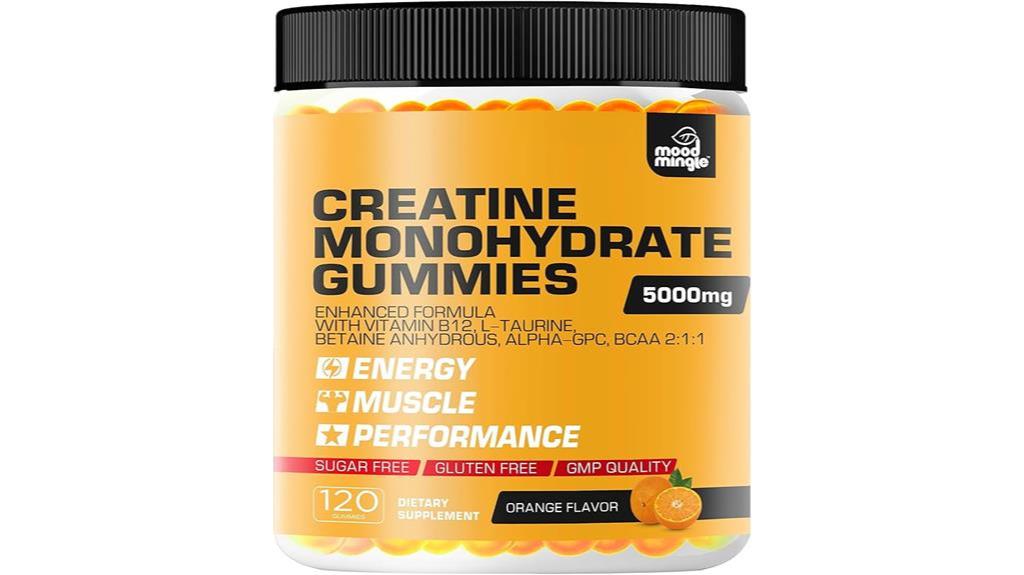 convenient creatine gummy form