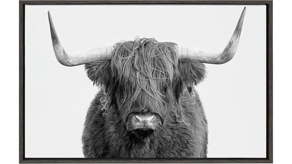 cow wall art print