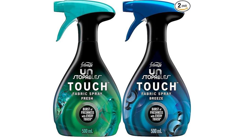 eliminates odors on fabric