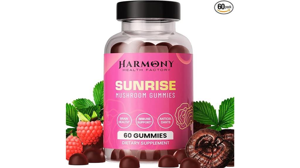 energy boosting mushroom gummies