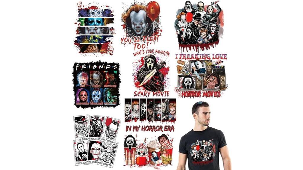 halloween iron on transfer sheets