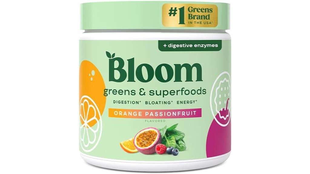 health supplement green powder