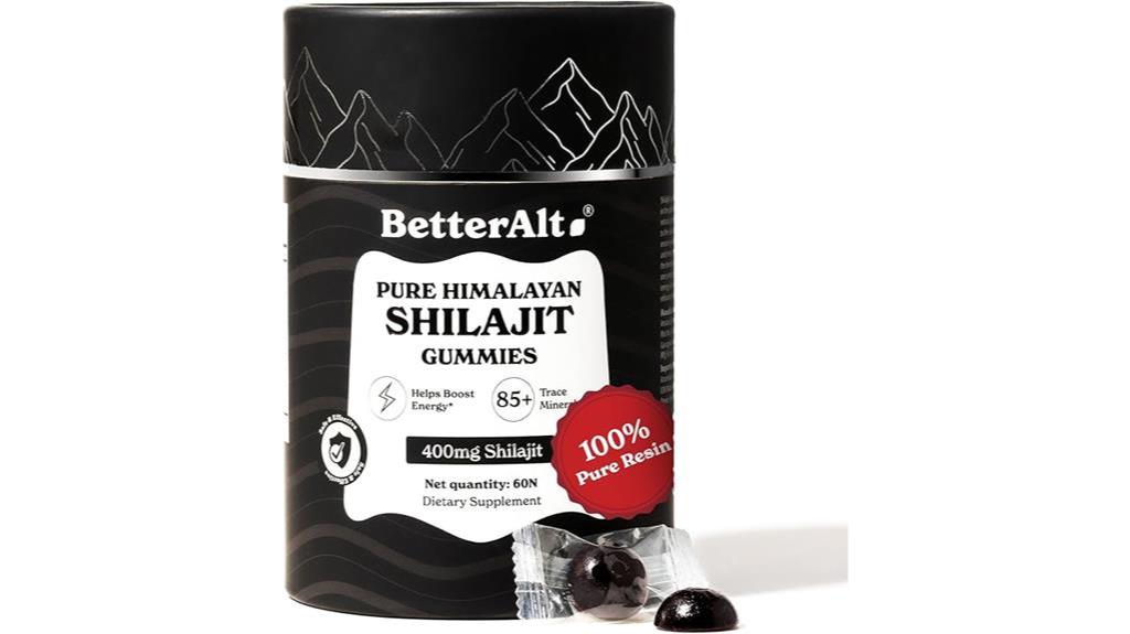 himalayan shilajit energy gummies