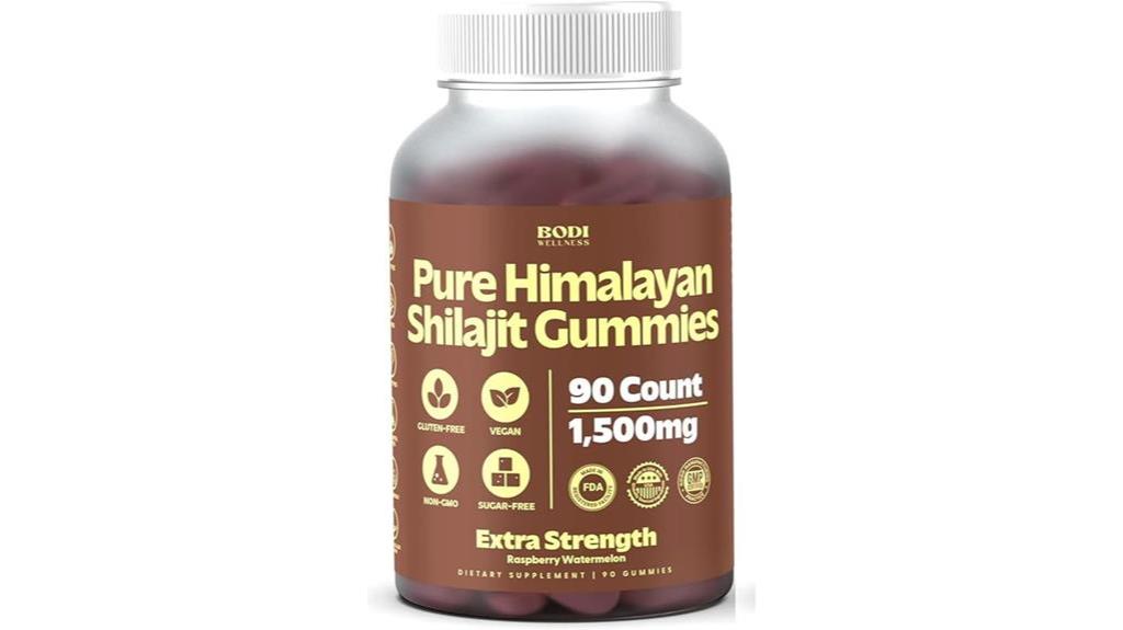 himalayan shilajit gummy supplement
