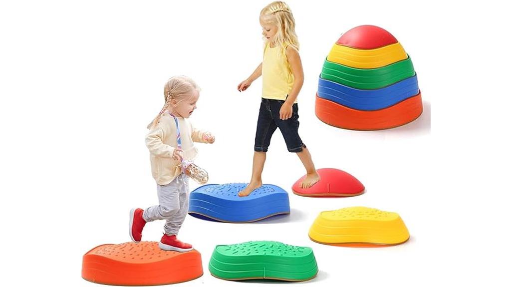 kids balance stepping stones