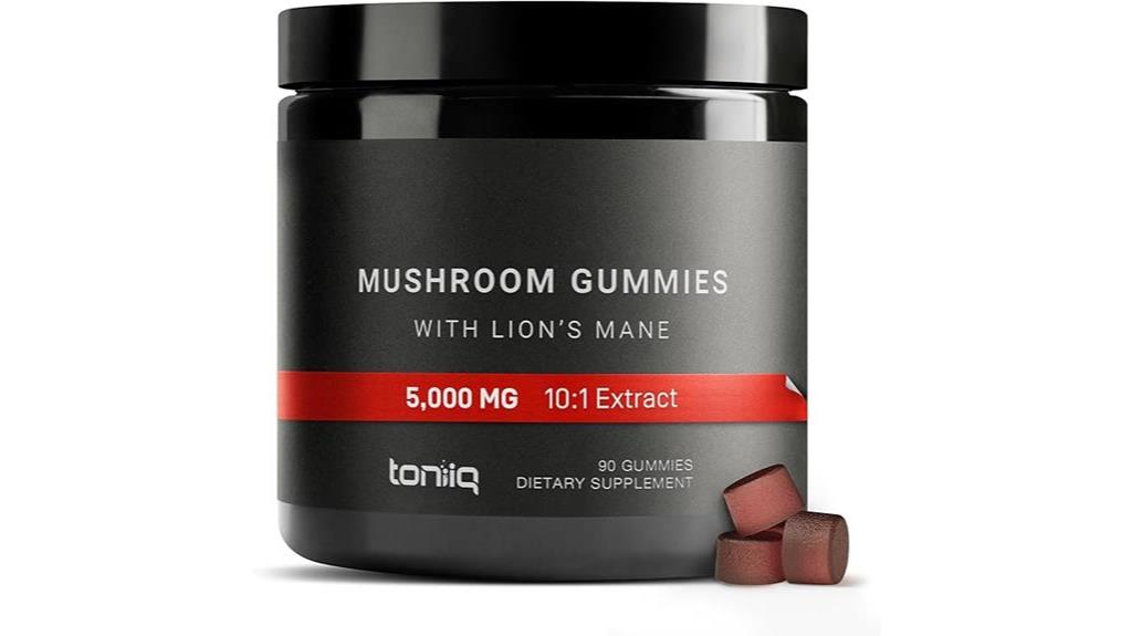 lions mane mushroom gummies