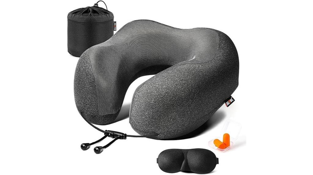 memory foam travel pillow