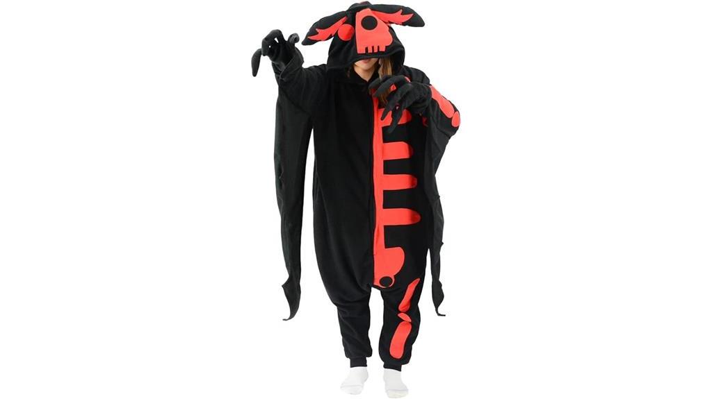 mothman adult cosplay pajamas