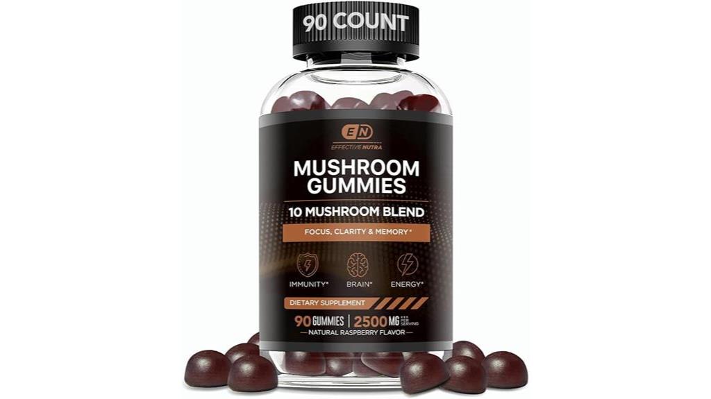 nutra mushroom gummies supplement