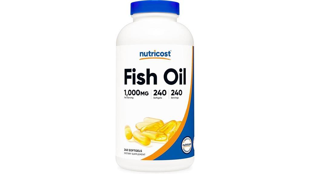 nutricost omega 3 softgels