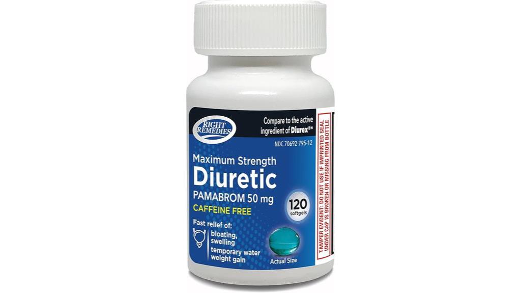 pambrom diuretic softgels usage