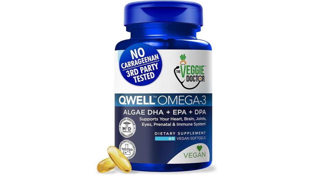 plant based omega 3 supplement