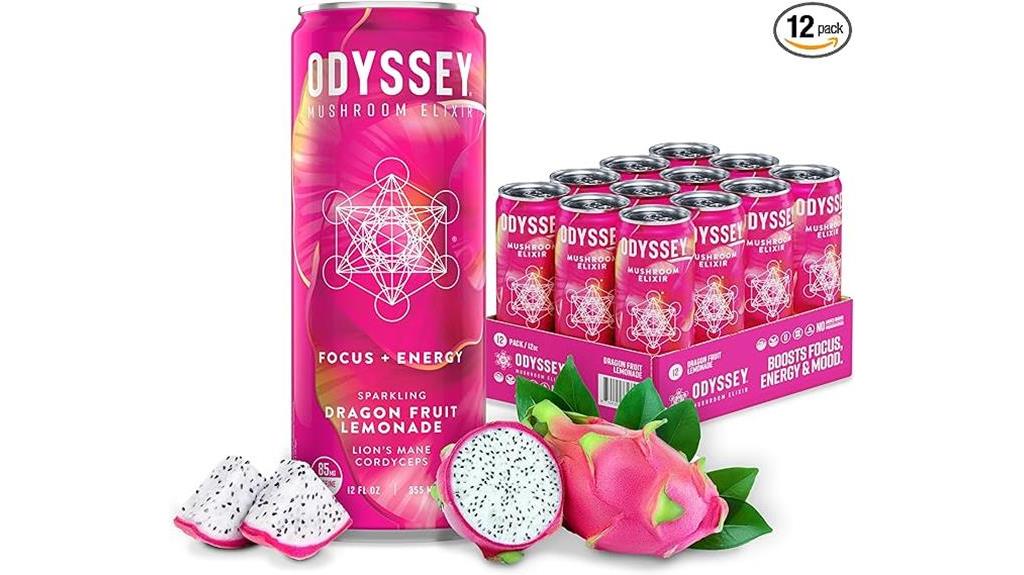 sparkling adaptogen energy drink