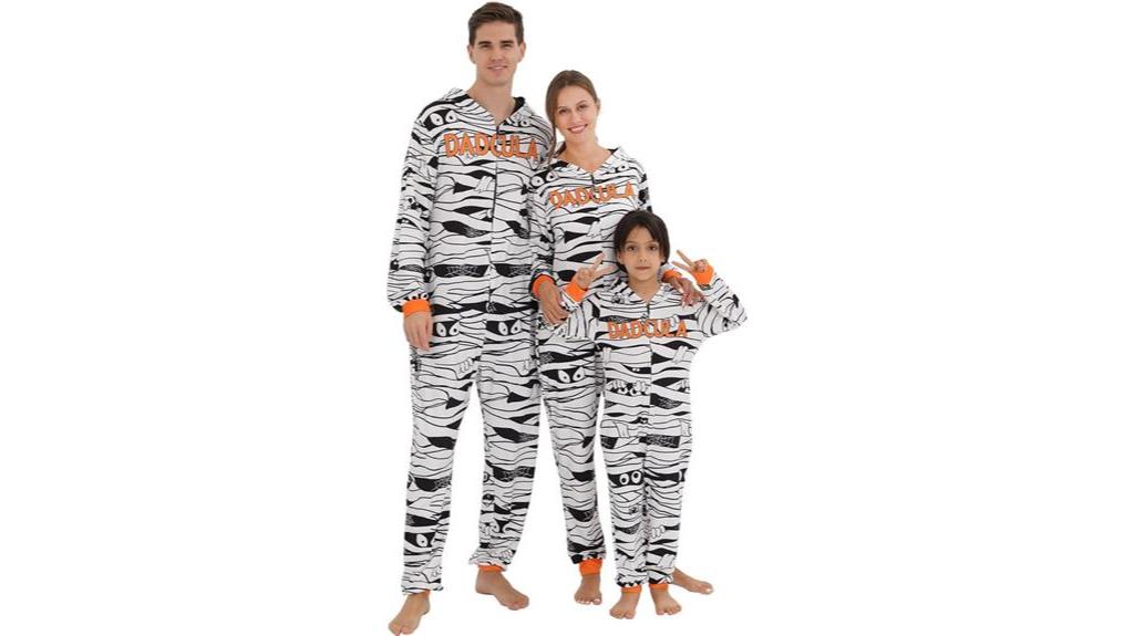 spooky family sleepwear option