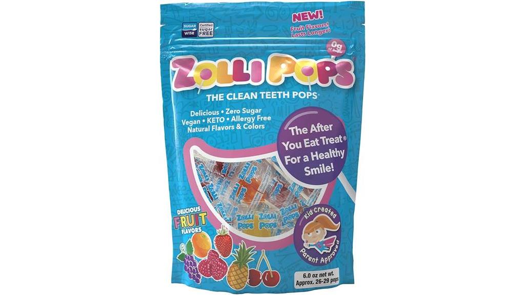 sugar free lollipops for kids