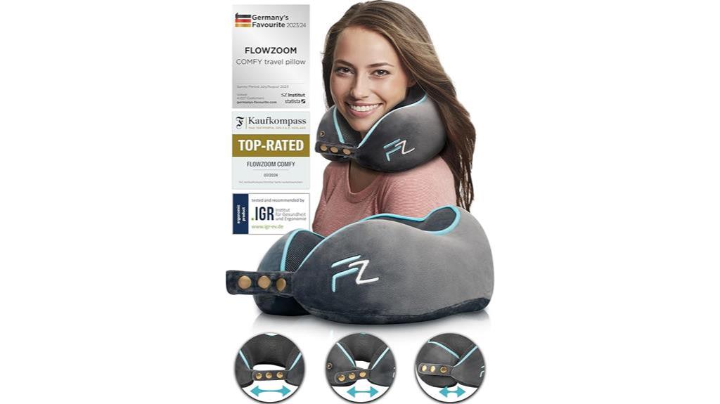 travel pillow with comfort