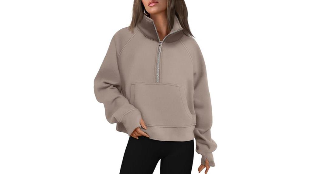 womens fleece hoodie sweater