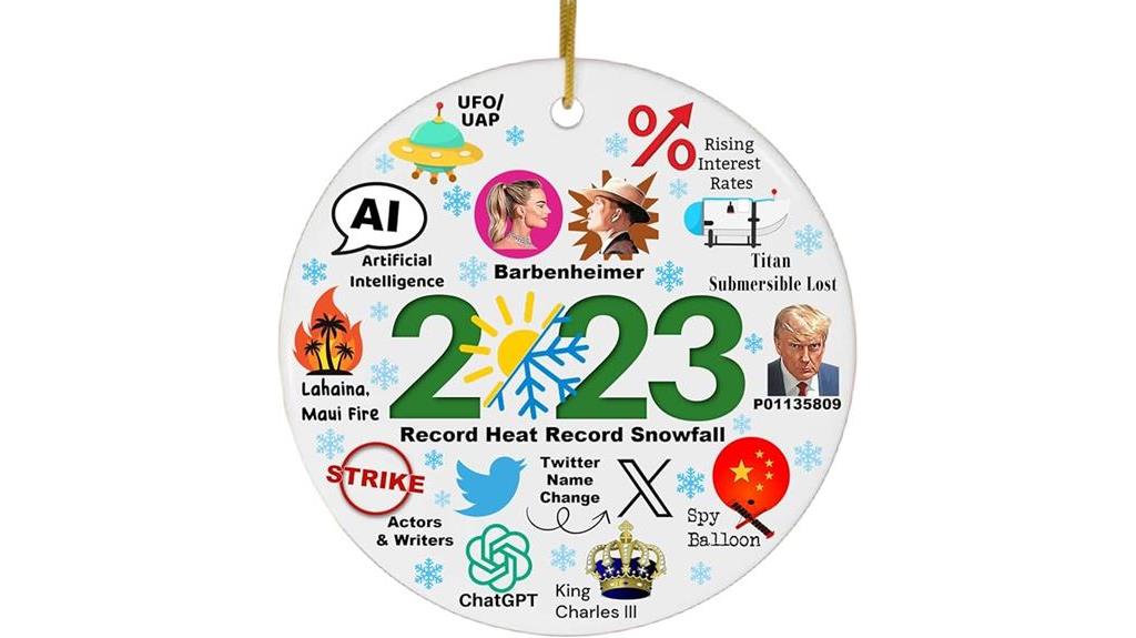 2023 ornament with pouch