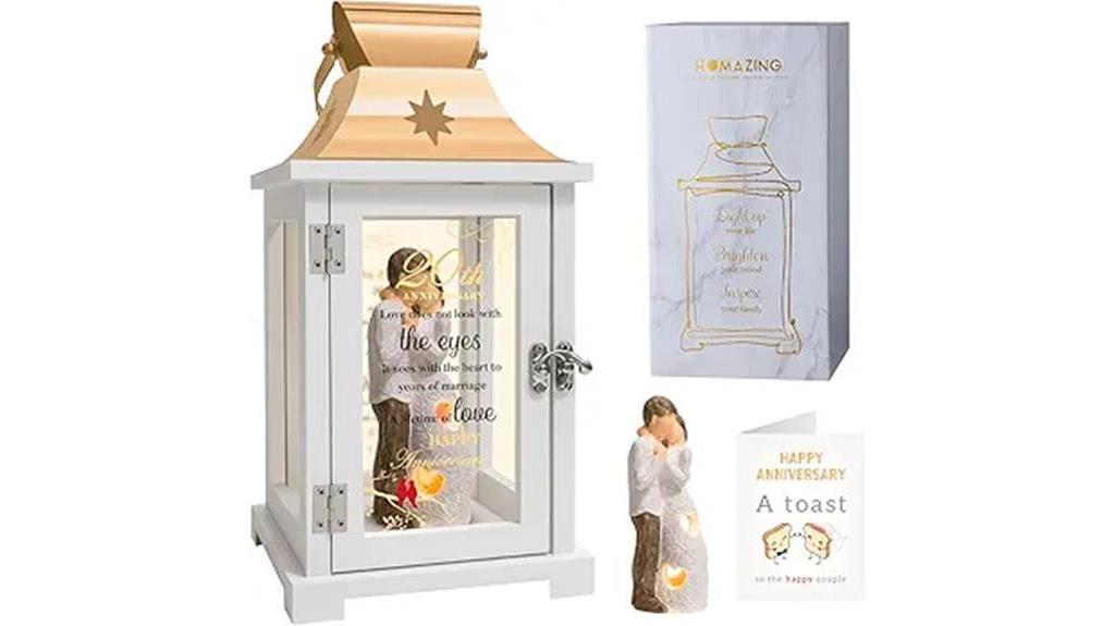 20th anniversary figurine lantern