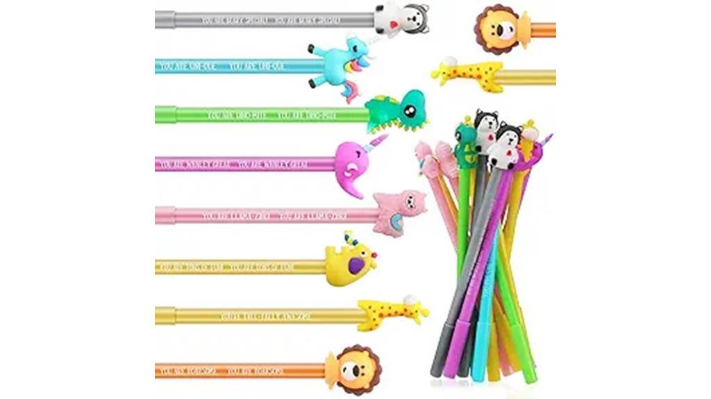 adorable cartoon themed pens