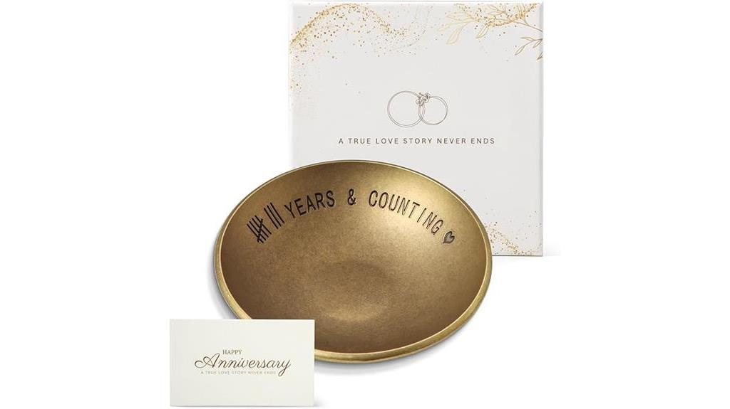 anniversary jewelry tray gift