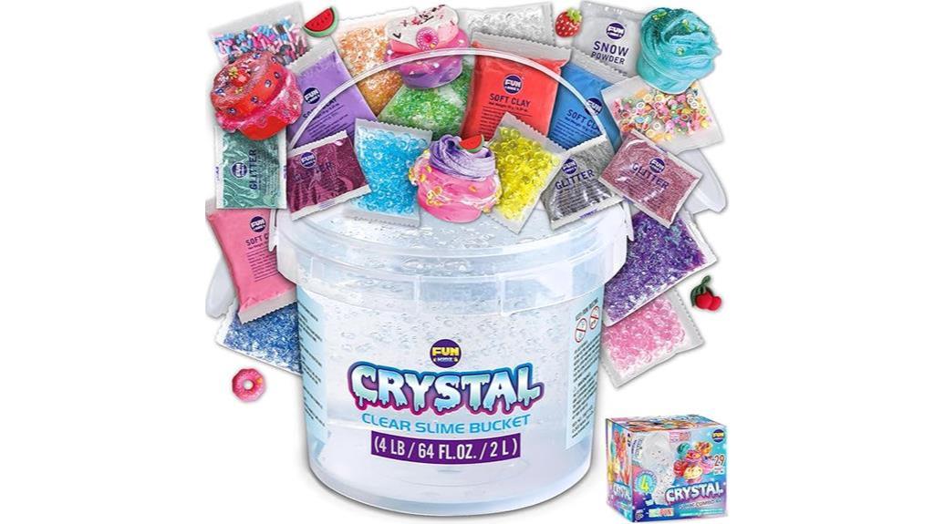 clear slime bucket toy