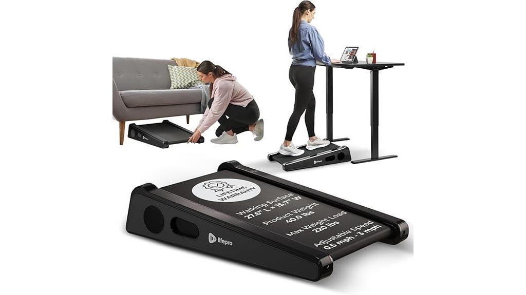 compact folding walking treadmill