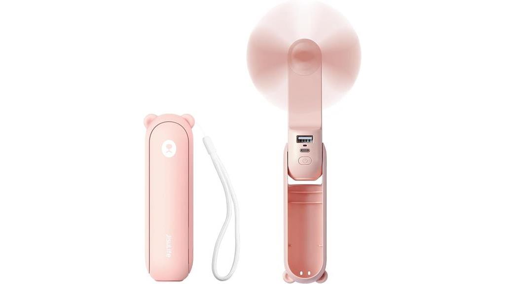 compact portable handheld fan