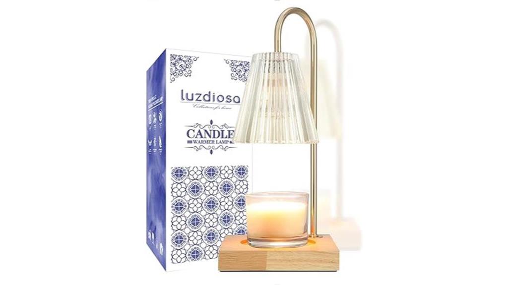 dimmable scented wax lamp
