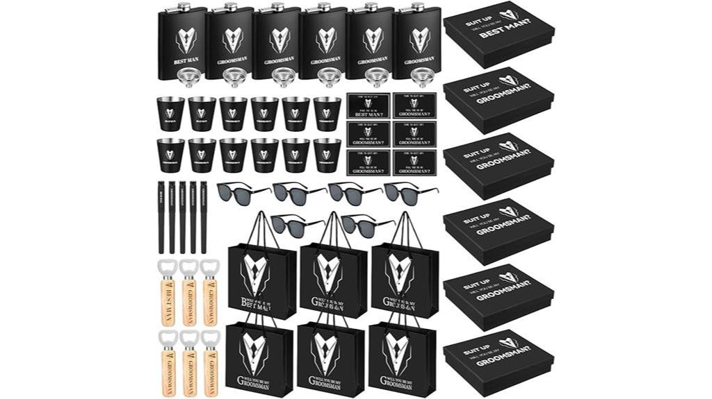groomsmen gifts set 54pcs