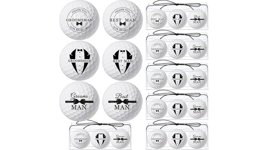 groomsmen golf balls gift
