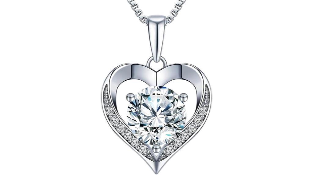 heart necklace gift wife