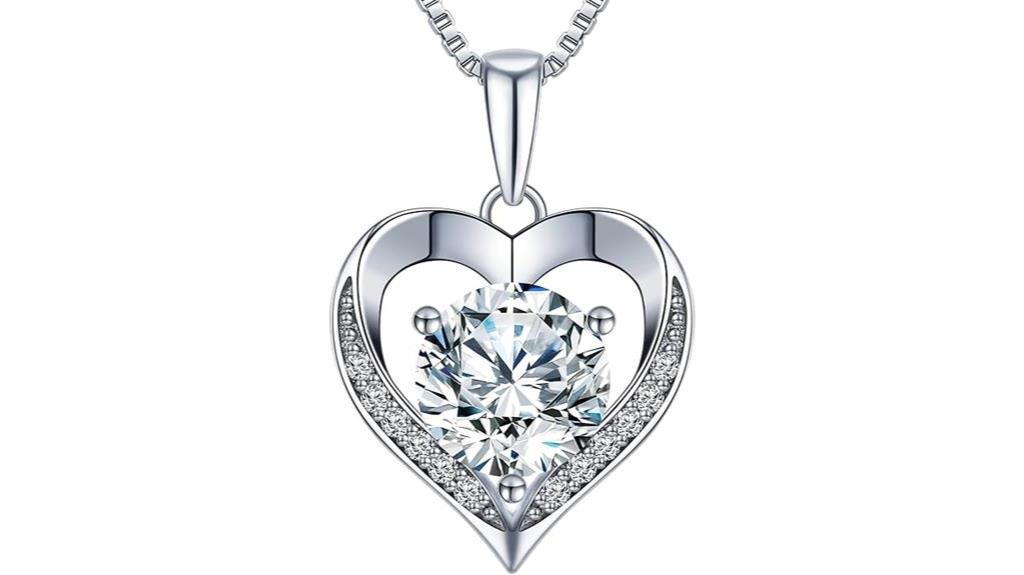 heart pendant necklace gift