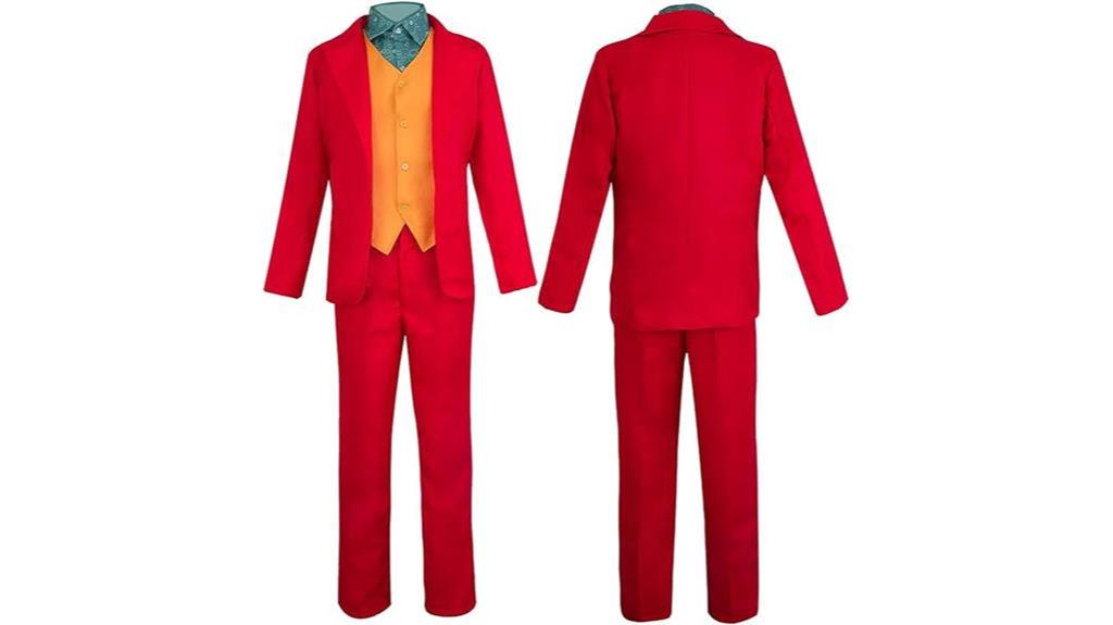 joker cosplay red suit