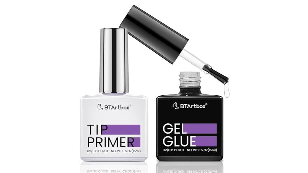 nail glue primer set review
