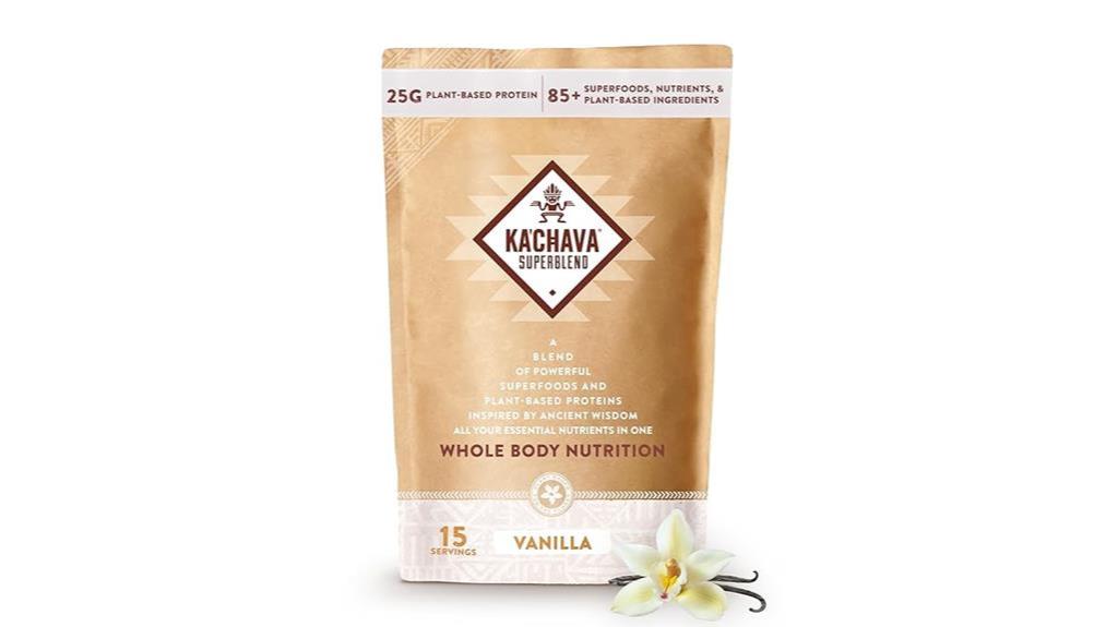 nutritional vanilla shake review