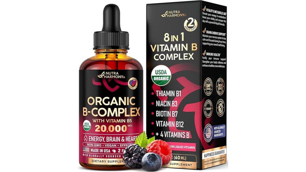 organic vitamin b complex review