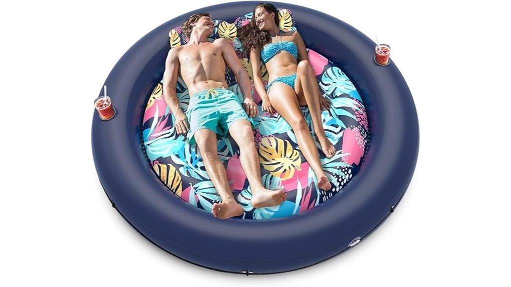 outdoor tanning pool float