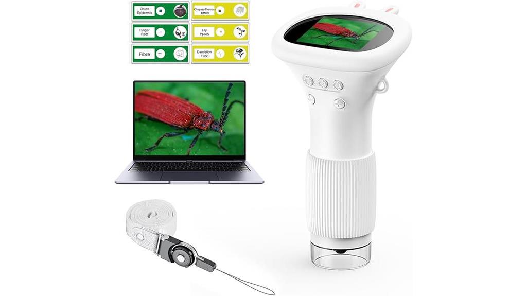portable kids microscope tool