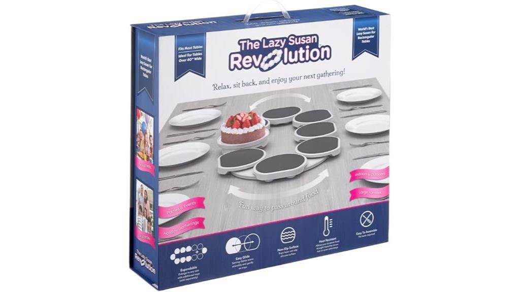 revolving tabletop serving device