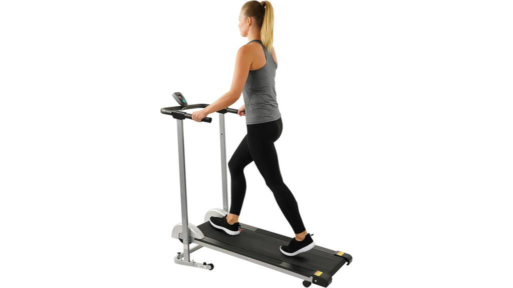 sunny health walking pad treadmill