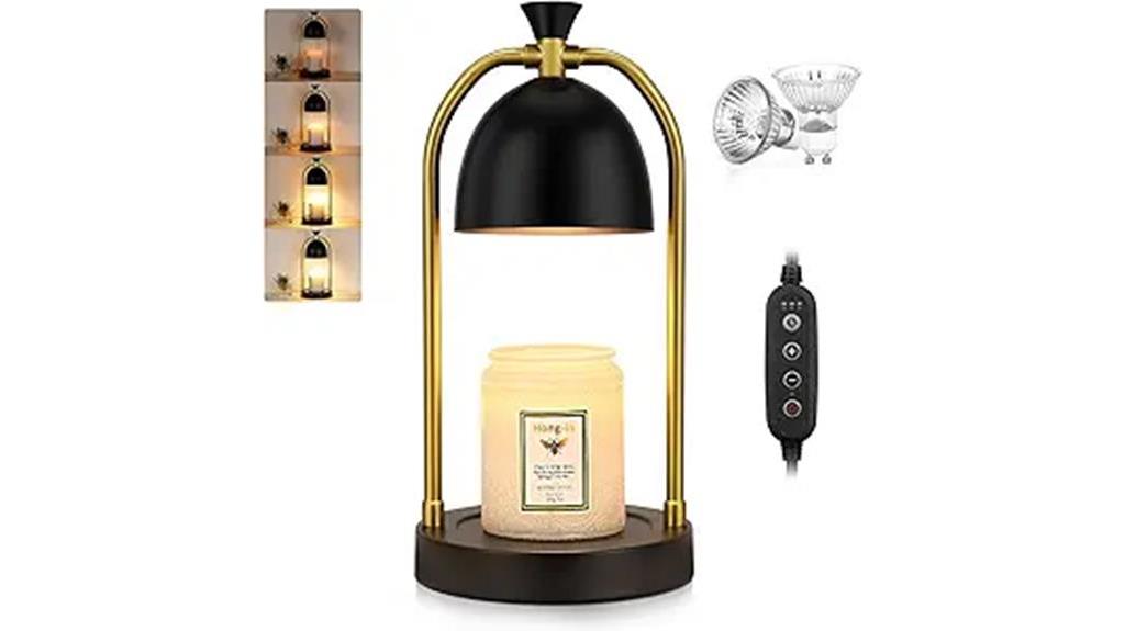 timer equipped candle warmer lamp